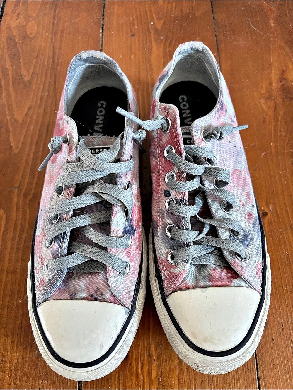 Converse Chuck Taylor All Star Tie-Dye Sneakers Pink & Gray US 7.5